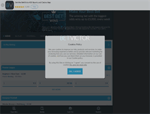 Tablet Screenshot of betvictor.com